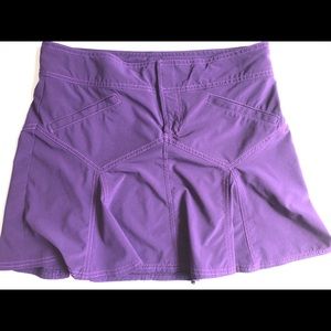 Athleta:Purple All Terrain Skirt Style 841277 Sz 6